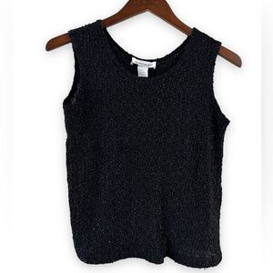 Agenda‎ super stretchy black sleeveless top size 14/16